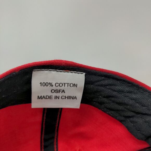 Drink Smart Mens Strapback Jim Beam Racing Hat Robby Gordon Motorsports Red OSFA - Picture 13 of 14